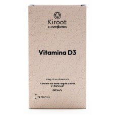 KIROOT BY NUTRIBIOTICA VITAMINA D3 360 PERLE SENZA GLUTINE SENZA LATTOSIO