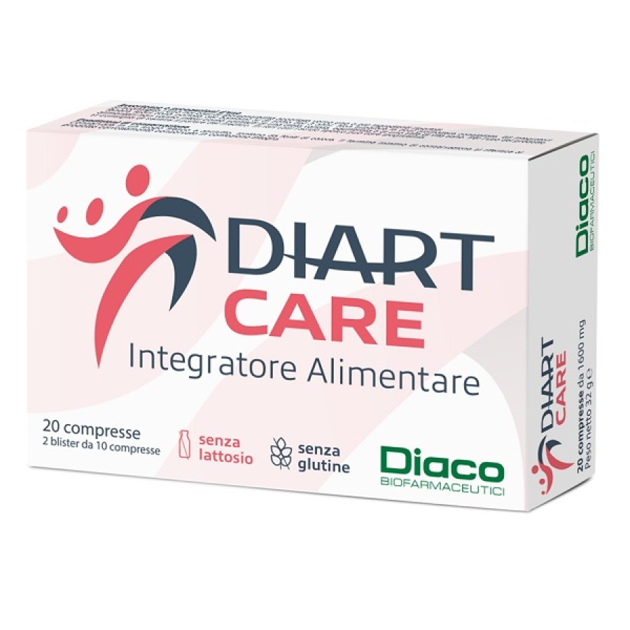 DIART CARE 20 COMPRESSE SENZA GLUTINE E LATTOSIO