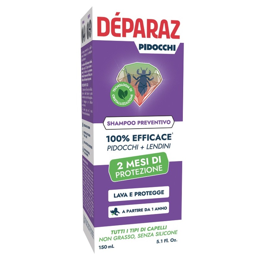 DEPARAZ SHAMPOO PREVENTIVO ANTI PIDOCCHIO 150 ML