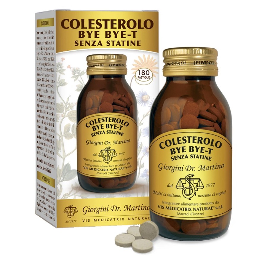 COLESTEROLO BYE BYE T SENZA STATINE 180 PASTIGLIE 500 MG