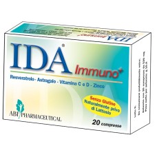 IDA IMMUNO+ 20 COMPRESSE SENZA GLUTINE NATURALMENTE PRIVO DI LATTOSIO