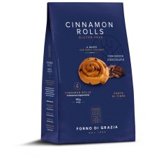 FDG CINNAMON ROLLS GOCCE CIOCCOLATO 4 PEZZI DA 45 G