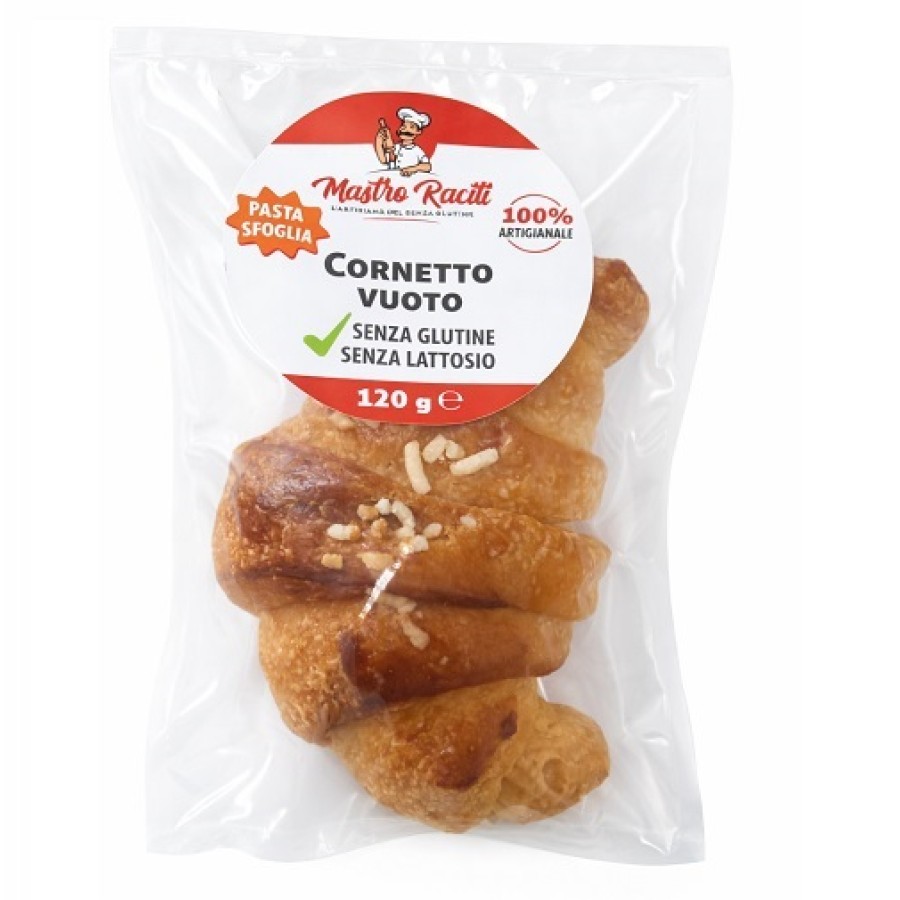 MASTRO RACITI CORNETTO VUOTO 120 G SENZA GLUTINE SENZA LATTOSIO MASTRO RACITI CORNETTO VUOTO 120 G SENZA GLUTINE SENZA LATTOSIO