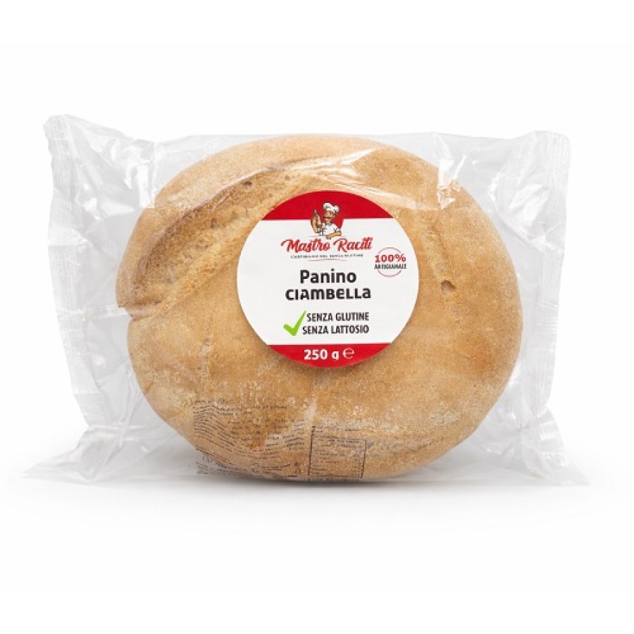 MASTRO RACITI PANINO CIAMBELLA 250 G SENZA GLUTINE SENZA LATTOSIO