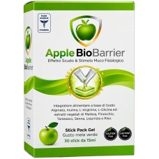 APPLE BIOBARRIER 30 STICK PACK DA 15 ML MELA VERDE CON EDULCORANTE SENZA GLUTINE NATURALMENTE PRIVO DI LATTOSIO