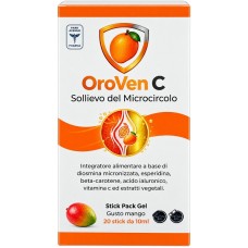 OROVEN C 20 STICK PACK DA 10 ML MANGO CON EDULCORANTE SENZA GLUTINE NATURALMENTE PRIVO DI LATTOSIO