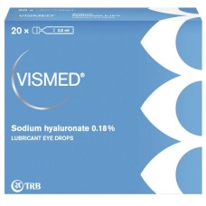 COLLIRIO LUBRIFICANTE VISMED CON ACIDO IALURONICO 0,18% 20 FIALETTE DA 0,3 ML