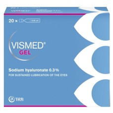 COLLIRIO LUBRIFICANTE VISMED GEL ACIDO IALURONICO 0,3% 20 FIALETTE X 0,45 ML
