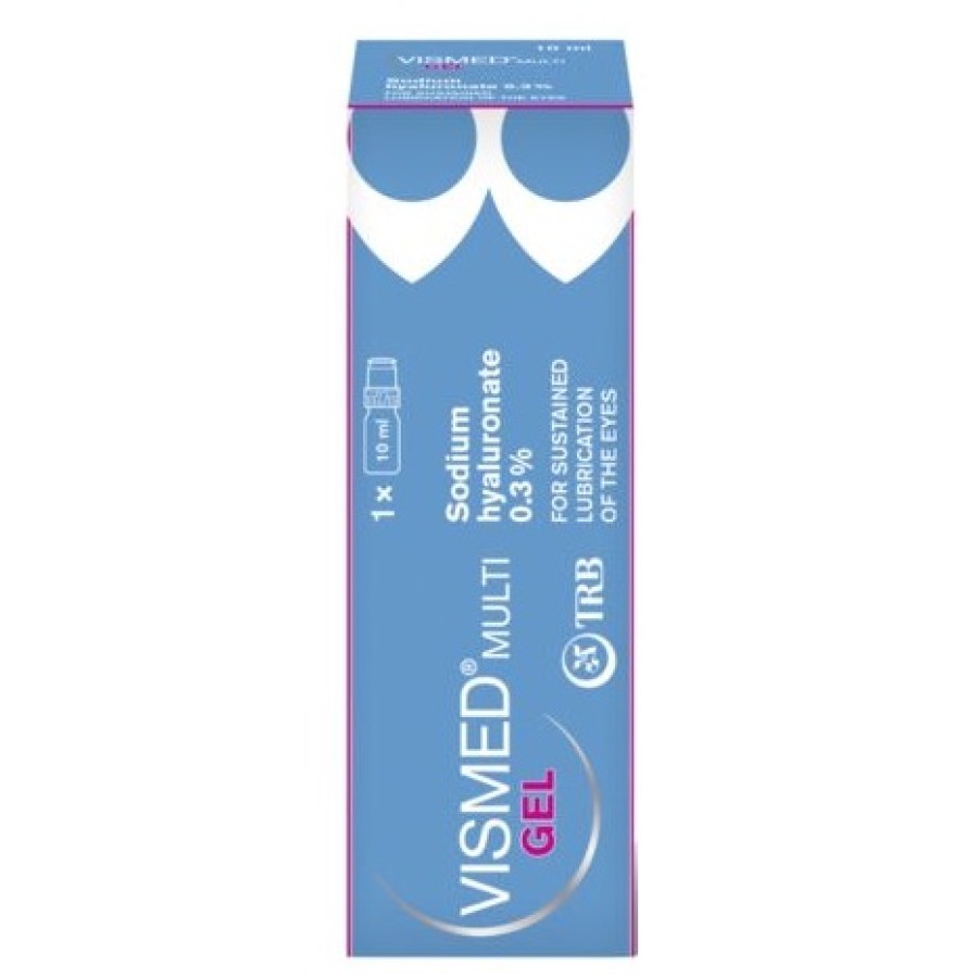 COLLIRIO LUBRIFICANTE VISMED GEL MULTI ACIDO IALURONICO 0,3% 10 ML