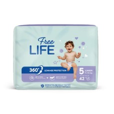 FREELIFE SIRIUS PANNOLINI JUNIOR 42 PEZZI