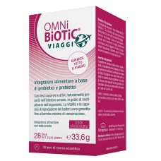 OMNI BIOTIC VIAGGI 28 STICK OROSOLUBILI DA 1,2 G CON EDULCORANTE SENZA GLUTINE SENZA LATTOSIO
