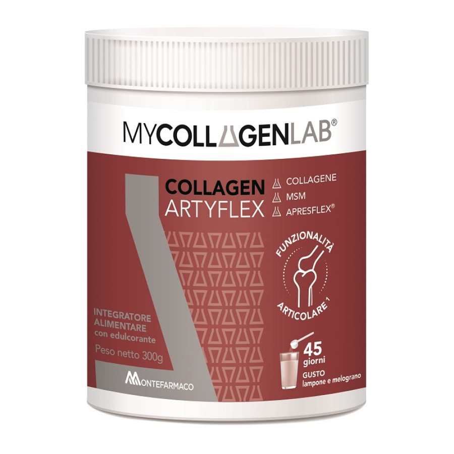 MYCOLLAGENLAB COLLAGEN ARTYFLEX 300 G LAMPONE E MELOGRANO CON EDULCORANTE