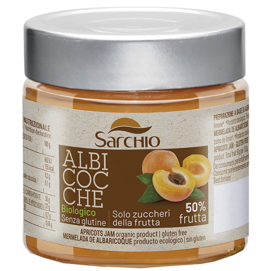 SARCHIO COMPOSTA DI ALBICOCCHE BIOLOGICO SENZA GLUTINE 250 G