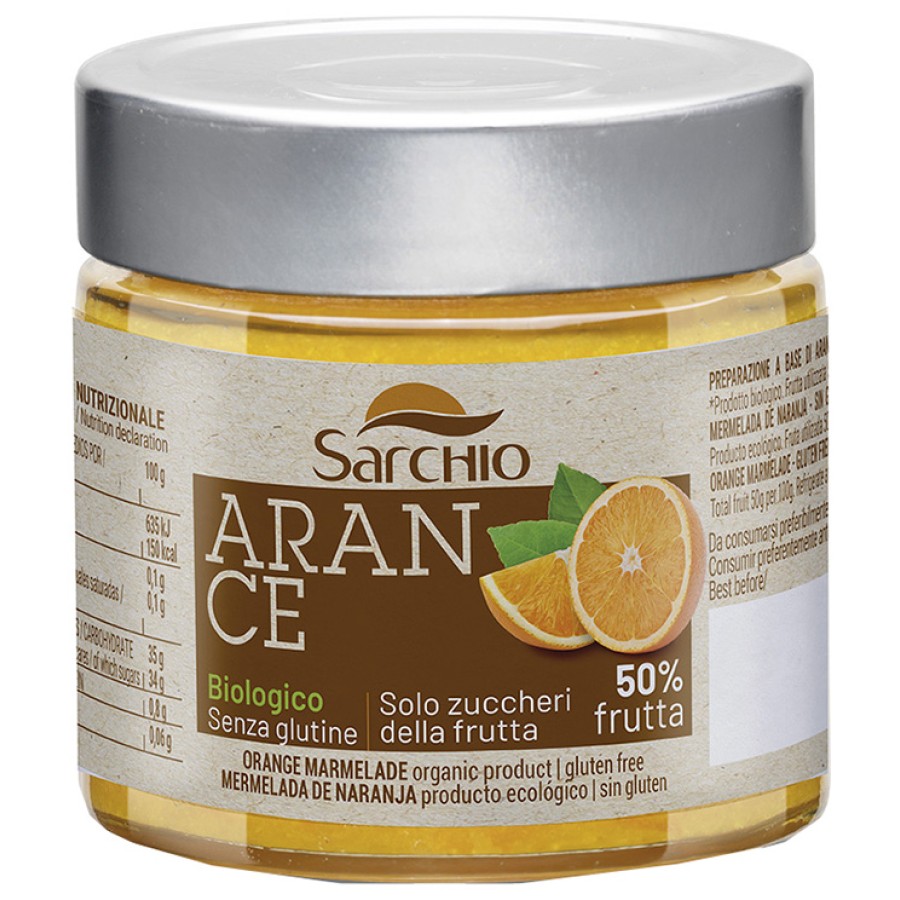 SARCHIO COMPOSTA DI ARANCE BIOLOGICO SENZA GLUTINE 250 G
