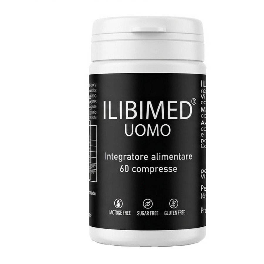 ILIBIMED UOMO 60 COMPRESSE 1 G SENZA GLUTINE SENZA LATTOSIO SENZA ZUCCHERI