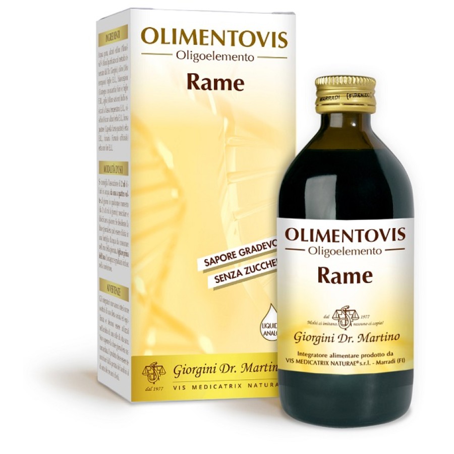 RAME OLIMENTOVIS LIQUIDO ANALCOLICO SENZA ZUCCHERI CON EDULCORANTI 200 ML