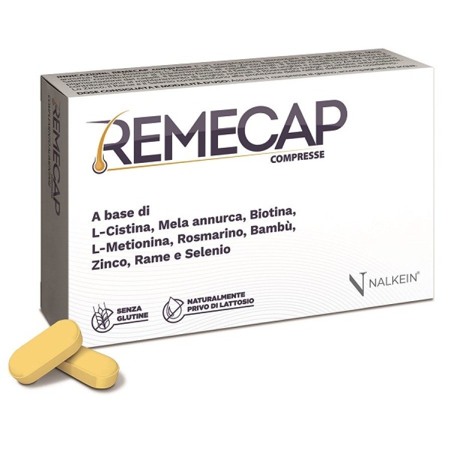 REMECAP 30 COMPRESSE RIVESTITE DA 1,25 G SENZA GLUTINE NATURALMENTE PRIVO DI LATTOSIO