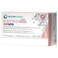 ESTROELLE GIORNO & NOTTE 30 CAPSULE + 30 COMPRESSE SENZA GLUTINE E LATTOSIO
