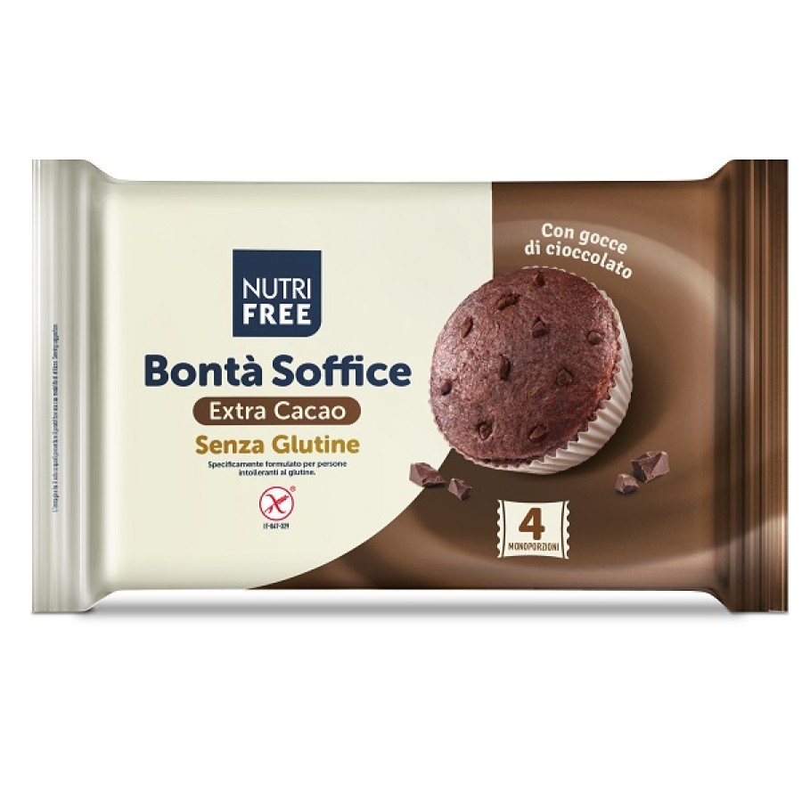 NUTRIFREE BONTA' SOFFICE EXTRA CACAO 140 G SENZA GLUTINE