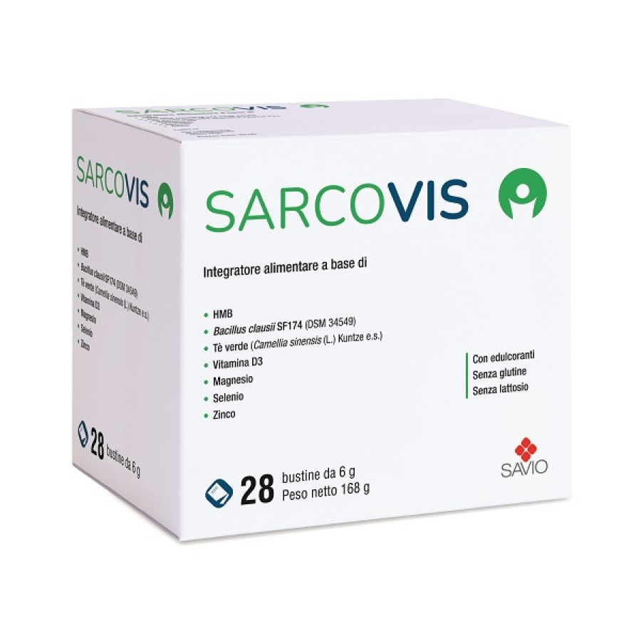 SARCOVIS 28 BUSTINE 6 G SENZA GLUTINE SENZA LATTOSIO CON EDULCORANTI