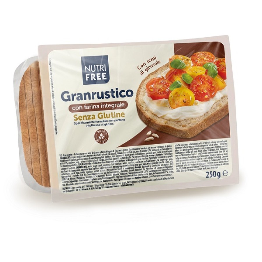 NUTRIFREE GRANRUSTICO CON FARINA INTEGRALE 250 G
