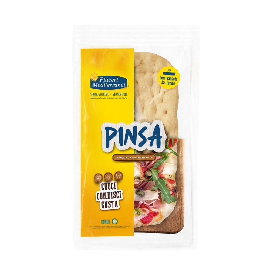 PIACERI MEDITERRANEI PINSA 250 G NATURALMENTE SENZA LATTOSIO PIACERI MEDITERRANEI PINSA 250 G NATURALMENTE SENZA LATTOSIO