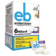 ENTEROBEN FERMENTI LATTICI 6 MILIARDI 20 TAVOLETTE SENZA GLUTINE