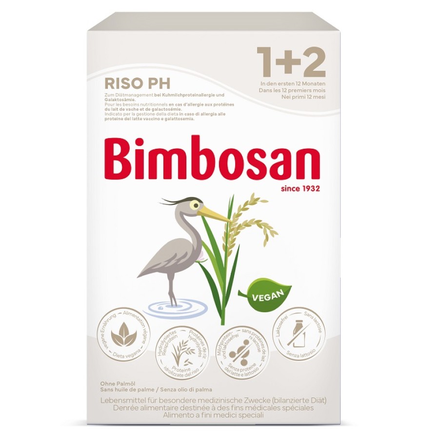 BIMBOSAN RISO PH 1 + 2 400 G SENZA LATTOSIO