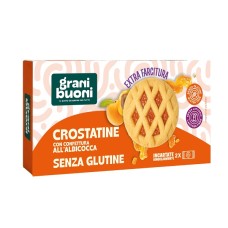 GRANIBUONI CROSTATINE CON CONFETTURA ALL'ALBICOCCA 2 PEZZI 50 G