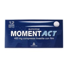 MOMENTACT 12 COMPRESSE RIVESTITE 400 MG