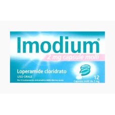 IMODIUM 12 CAPSULE MOLLI 2 MG