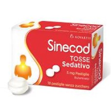 SINECOD TOSSE SED*18PAST 5MG