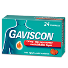 GAVISCON*24CPR FRAG250+133,5MG