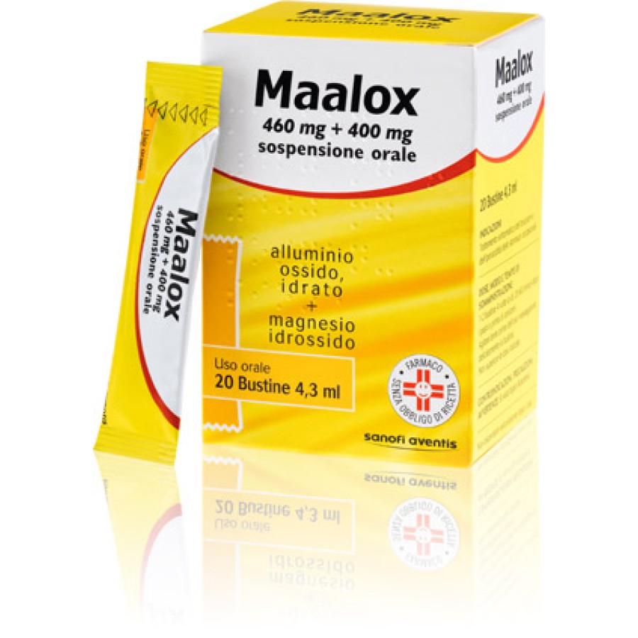 MAALOX*OS 20BUST 460MG+400MG