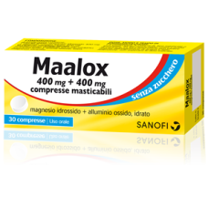 MAALOX*S/Z 30CPR LIMO400+400MG