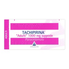 TACHIPIRINA ADULTI 10 SUPPOSTE 1000 MG