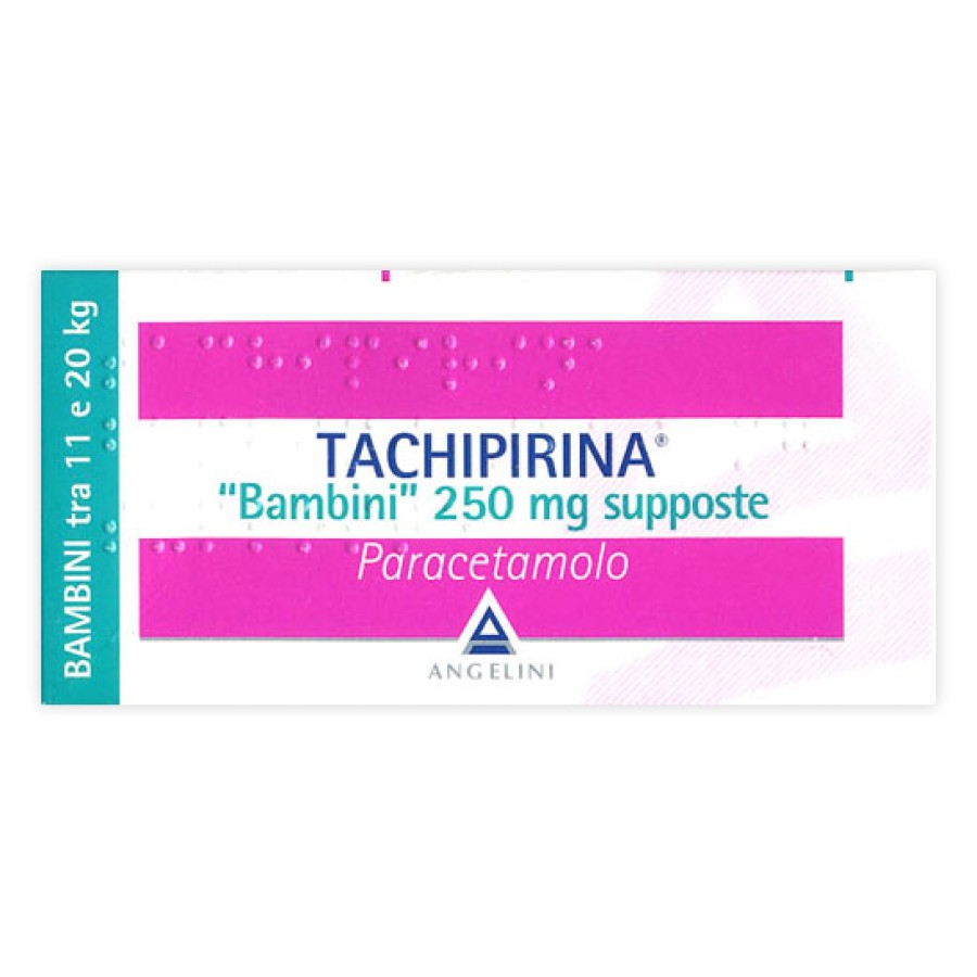 TACHIPIRINA BAMBINI 10 SUPPOSTE 250 MG