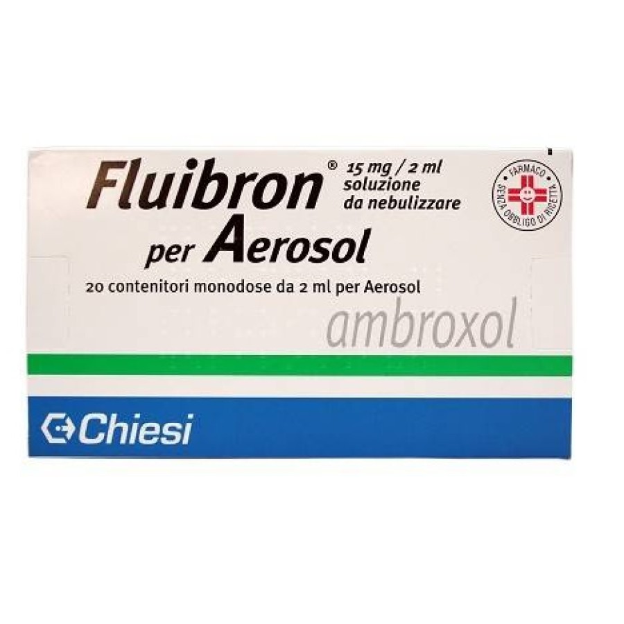 FLUIBRON PER AEROSOL 20 FLACONI 15 MG 2 ML