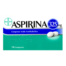 ASPIRINA*10CPR 325MG
