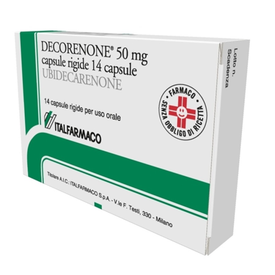 DECORENONE 50*14CPS 50MG