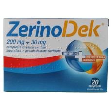 ZERINOACTIV*20CPR 200MG+30MG