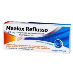 MAALOX REFLUSSO 7 COMPRESSE 20 MG