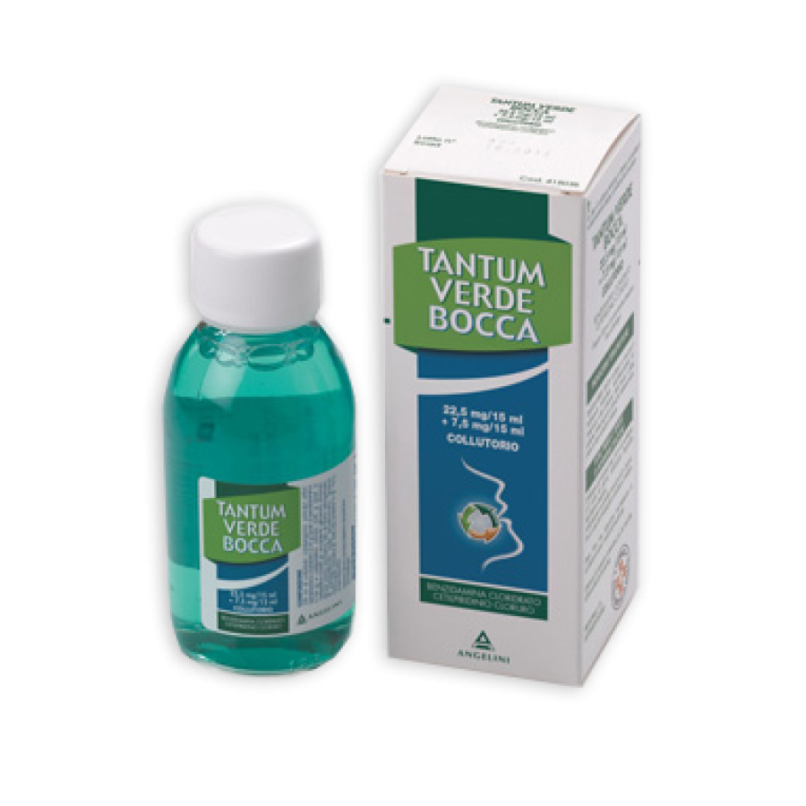 TANTUM VERDE BOCCA COLLUTTORIO 240 ML 22,5 + 7,5 MG