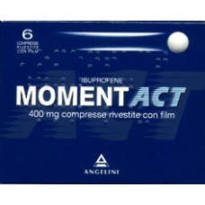MOMENTACT 6 COMPRESSE RIVESTITE 400 MG