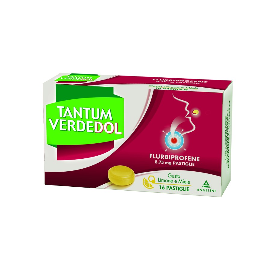TANTUM VERDEDOL 16 PASTIGLIE LIMONE E MIELE