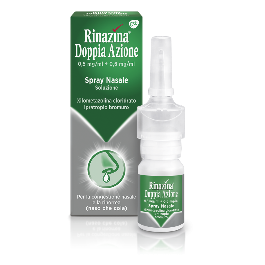 RINAZINA DOPPIA AZIONE 10 ML 5 MG + 6 MG