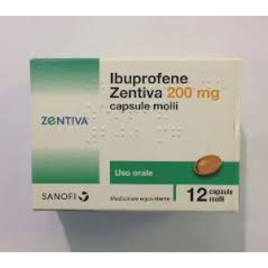 IBUPROFENE ZEN*12CPS MOL 200MG