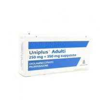 UNIPLUS*AD 10SUPP 250MG+350MG