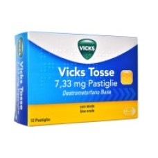 VICKS TOSSE 12 PASTIGLIE 7,33 MG