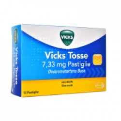 VICKS TOSSE 12 PASTIGLIE 7,33 MG